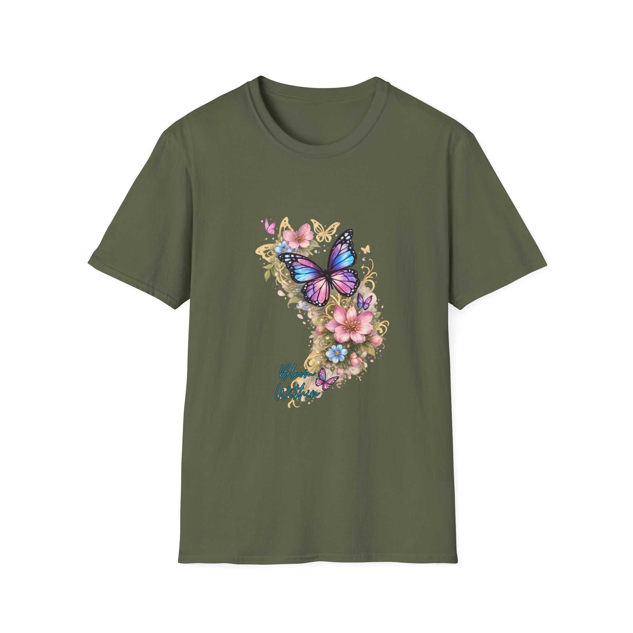 Bloom Within: Butterfly Bloom T-shirt